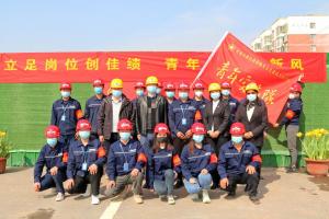 “青年突擊隊”的旗幟在河南三建項目一線高高飄揚！